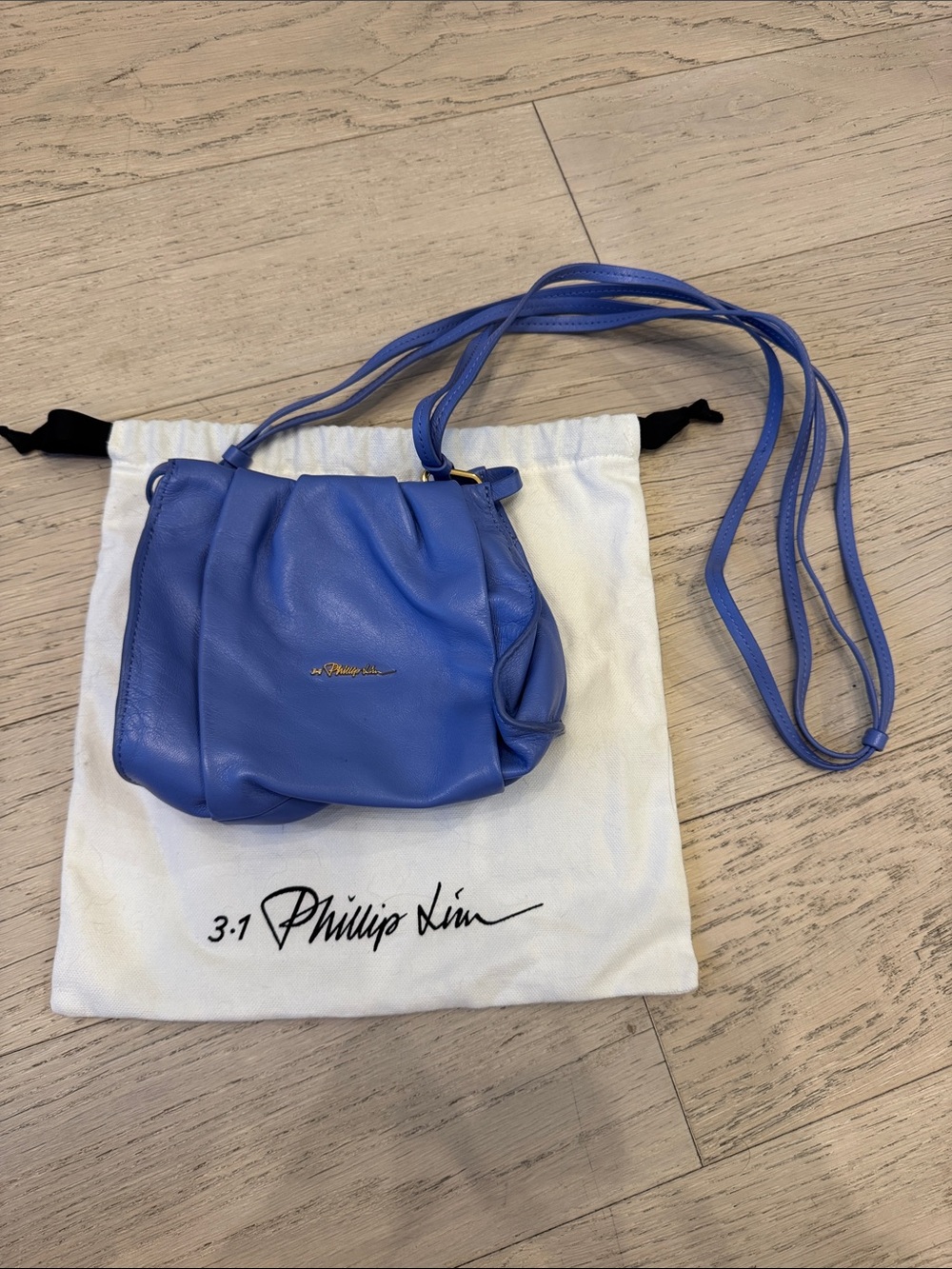 3.1 Phillip Lim Cobalt Blue Pebbled Leather Crossbody